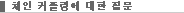 체인 커플링에 관한 질문